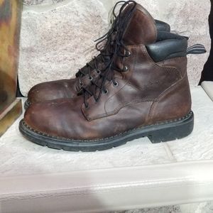 *not inc in sale* Red Wing brown leather soft toe sz 15 work boots